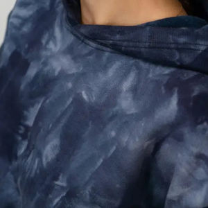 Luxe surdimensionné lavage à l'acide polaire sweat XS taille pull avec capuche personnalisé en détresse haut court Vintage hiver à capuche femmes - Product Image 2