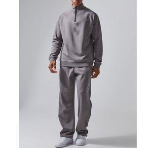 Custom Logo Clothing Set <b>Blank</b> Plain Heavy <b>Weight</b> Hoodie Manufacturer Jogging Suit Set Outfits Tracksuit - Product Image 1