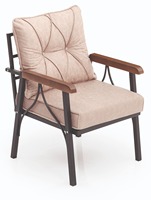 Ensemble de table et chaises démontables 5 pièces en métal KUGU BERGAMA MAKSI, fabriqué en Turquie, pour balcon, mobilier d'extérieur pour hôtel et villa