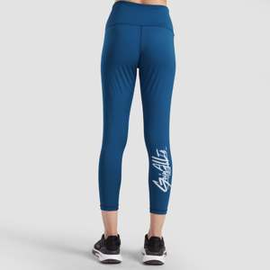 Leggings Turquoise Strength Taille Haute Coupe Ajustée pour Yoga Effet Push-up Nylon Spandex Tailles XL 3XL Strass Tie Dye - Product Image 2