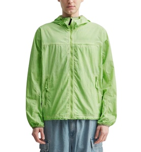 Chaqueta Impermeable con Capucha Transpirable de Diseño Personalizado, Cortavientos de Color Sólido, la Mejor Chaqueta, Cortavientos Urbano, Chaqueta Cortavientos de Talla Grande - Product Image 5