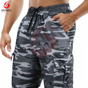 Pantalones Cortos Estampados de Alta Calidad para Hombre de Talla Grande |   Shorts Deportivos y de Playa Transpirables de Cintura Media |   Servicio OEM, Impresión Personalizada Disponible - Product Image 4
