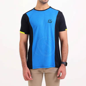 เสื้อยืดผู้ชายผ้าฝ้ายแท้ 100% สีพื้นแบบกำหนดเอง แห้งเร็ว ระบายอากาศได้ดี คุณภาพสูง ราคาขายส่ง พิมพ์โลโก้ ขายดีที่สุด - Product Image 2