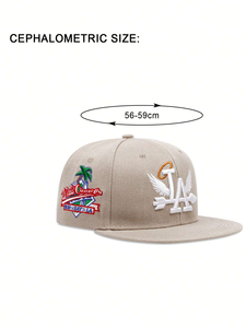 Gorras de Béisbol Personalizadas con Logotipo Bordado, Unisex, de 5 Paneles, con Visera Curva, Cierre a Presión, Impermeables, de Tela Dobby Dot, de Dos Tonos - Product Image 3