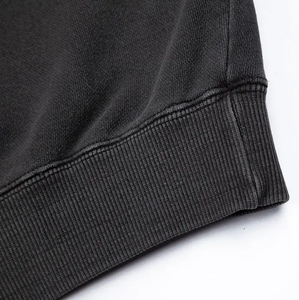 Custom Logo Hot Sale New Design No <b>String</b> Drop Shoulder 500 Gsm 100% Cotton Fleece Heavyweight Embossed Hoodies - Product Image 2