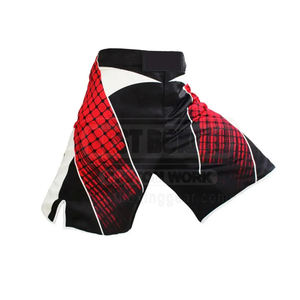 Venta al por mayor de pantalones cortos de Kickboxing con logotipo personalizado Premium MMA Fight Shorts Stitching, diseñados para entrenamiento intenso - Product Image 5