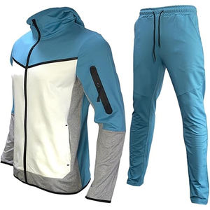 ชุดวอร์มสองชิ้นสำหรับผู้ชายชุดออกกำลังกายขนแกะเทรนนิ่ง - Product Image 1