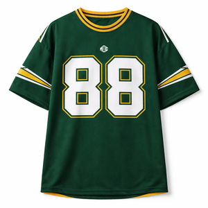 Oversized Custom <b>Mesh</b> American Football Jerseys Sublimation Number Print Football Style Wholesale OEM Private Label Manufacturer - Product Image 6