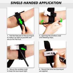 Tourniquet tactique <span class=keywords><strong>Garrot</strong></span> d'urgence médicale <span class=keywords><strong>Garrot</strong></span> <span class=keywords><strong>Cat</strong></span> Garniquet tactique pour la chasse en plein air randonnée Tourniquets de premiers soins à une main - Product Image 5