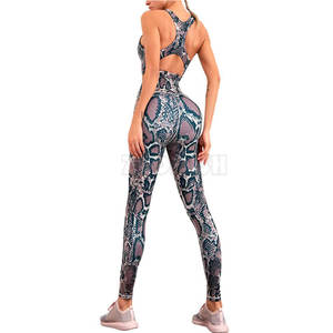 Ensemble de Yoga sans manches respirant pour femmes vêtements de Fitness à motif solide avec fermeture à la taille élastique vente à faible taux sur les soutiens-gorge Leggings - Product Image 5