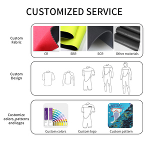 Traje de neopreno personalizado cremallera trasera traje de buceo hombres mujeres traje de baño personalizado 3mm 4/3 surf trajes húmedos - Product Image 5