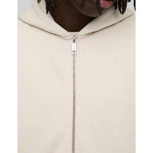 Sudadera con capucha de algodón 100% de gran tamaño Unisex de la mejor calidad, logotipo personalizado, ropa de hombre en blanco de peso pesado con cuello con capucha, patrón sólido - Product Image 6