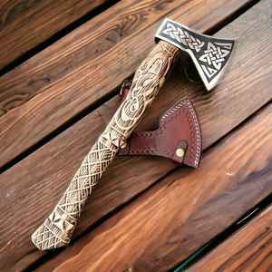 Pedidos a granel personalizados al por mayor, servicio OEM y ODM, hacha japonesa hecha a mano, mango de palisandro, hoja de acero de alto carbono, la mejor para exteriores - Product Image 3