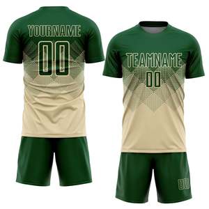 Nouveau maillot de football de couleur crème de club de qualité en gros personnalisé de haute qualité ensemble de vêtements de football pour hommes uniformes de football maillots de football pour hommes - Product Image 2