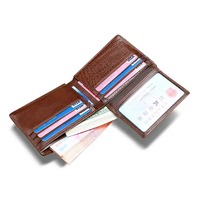 Dompet pendek pria Fashion baru dompet saku dompet bisnis modis dompet saku kulit voilats
