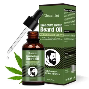 Óleo de marca própria para crescimento da barba, promove o crescimento da barba, nutritivo e grosso, óleo para crescimento da barba