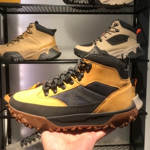 Bottes de randonnée d'hiver pour hommes, chaussures de randonnée décontractées à tige haute, à lacets, chaudes, thermiques, confortables, antidérapantes, chaussures de voyage - Product Image 2
