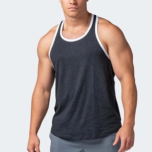High Quality Good Price Quick Dry Workout Fitness Sports <b>Running</b> <b>Singlets</b> Gym Training Men's Clothing Tank Tops For Sale - Product Image 1