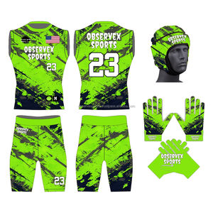 Tenues de football 7v7 personnalisées par sublimation, respirantes, antibactériennes, séchage rapide, haute élasticité, tissu résistant à l'abrasion, durables - Product Image 2