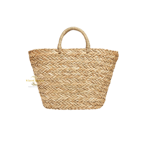 Bolsa de Estilo de Vida Ecológico Hecha a Mano con Hierba Marina y Junco, Bolsa Natural de Hierba para Venta al por Menor y Promoción - Product Image 1