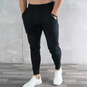 Pantalon de gym personnalisé pour hommes avec poches pour téléphone Pantalon de sport de course à pied Pantalon d'entraînement Pantalon de survêtement Pantalon pour hommes lavé - Product Image 3