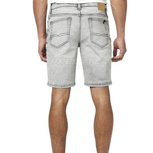 Wholesale Unique Style 100% Cotton <b>Men's</b> Jeans <b>Shorts</b> 2025 <b>Lightweight</b> Breathable Quick Dry OEM Service Adult Wear - Product Image 2