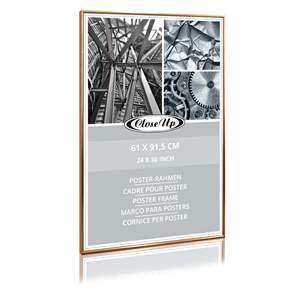 Cadre photo moderne en cuivre 61 x 91,5 cm, cadre photo carré en métal, cadre décoratif tendance 2022 - Product Image 3