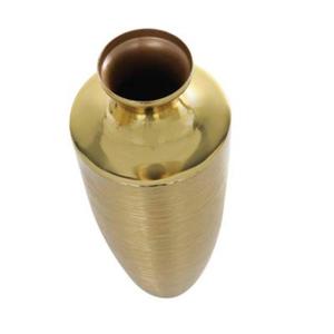 Jarrón de metal hecho a mano de alta calidad para la estética moderna del hogar acabado pulido dorado para usar centro de mesa de casa - Product Image 6