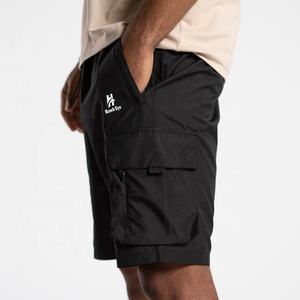 2025 Short cargo en polyester noir de haute qualité à séchage rapide avec poches latérales Bux écologique - Product Image 2