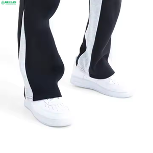 Good quality <b>Slim</b> Fit Men's Winter <b>Jogger</b> Flared Pants 100% Cotton Blank Plain Fleece Elastic Waist Quick Dry Casual - Product Image 2