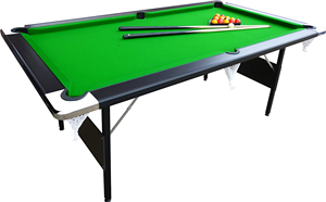 Mesa de billar plegable de 6 pies x 8 pies, mesas de billar - Product Image 3