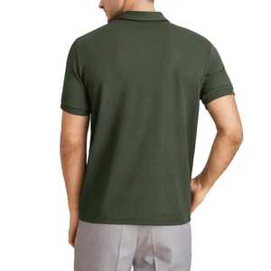 Camisetas sólidas informales para hombre al por mayor camisetas transpirables de verano de secado rápido polos para hombre de talla grande - Product Image 3