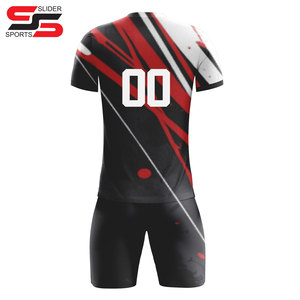 Uniformes de Fútbol Sublimados al por Mayor, 100% Poliéster, Conjuntos de Uniformes de Fútbol Transpirables Personalizados para Hombre con Logotipo - Product Image 6