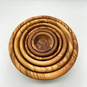 OLIVEWOOD BOWLS Plato Hecho a mano Un regalo perfecto Tazón para servir para ensalada Cereales Snack Sopa Pasta - Product Image 6