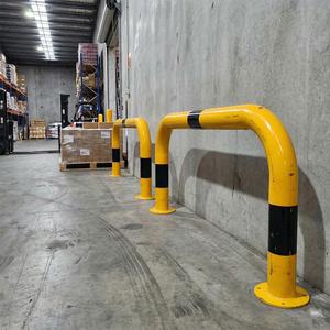 Barrera de Protección para Vehículos, 100 x 45 cm, Barra de Protección de Esquinas, Barandilla Metálica para Seguridad Vehicular - Product Image 2