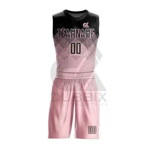 Uniforme de basket-ball de couleur unie dernière conception nouveau style qualité supérieure respirant et vente en ligne adaptée aux grandes tailles - Product Image 2
