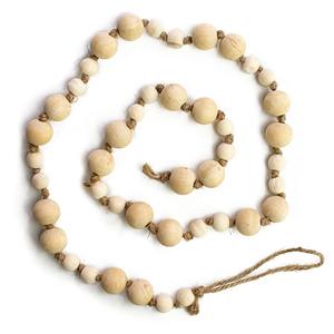 Trendy Blank Sublimation <b>Christmas</b> <b>Garland</b> Beads Wood Resin Hot-Selling Festive Accents Wood <b>Christmas</b> Decorations - Product Image 4