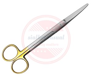 Tijeras QUIRÚRGICAS T/C Mayo para disección, tijeras quirúrgicas rectas y cómodas de acero inoxidable para Mayo - Product Image 5