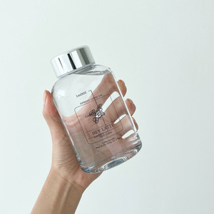 Bottiglia d'Acqua Riutilizzabile EcoZen Ecologica in PP da 500ml con Coperchio, Design Coreano per Regali - Product Image 4