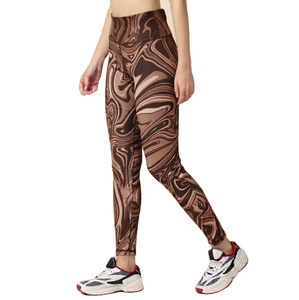 Cheap Price Breathable Knitted Casual Women <b>Leggings</b> Solid <b>Pattern</b> High Waist Lightweight Slim Fit Ankle-Length Slim Fit <b>Legging</b> - Product Image 5