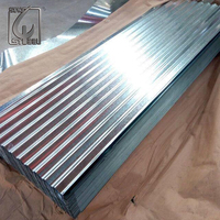 Tôle de toiture en acier galvanisé ondulé, calibre 26, tôle de toiture ondulée GI, 0,12 mm-0,3 mm, revêtement en zinc Z40 Z60