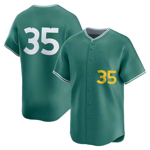 Chemises de baseball pour hommes adultes, respirantes, confortables, personnalisées, 100% polyester, séchage rapide, antibactériennes, col en V, musclées - Product Image 3