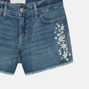 Pantalones cortos vaqueros vintage de verano de diseño personalizado en color sólido estilo streetwear transpirable en oferta - Product Image 4