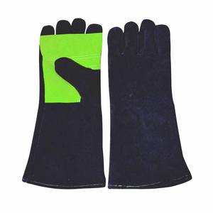 Reinforced Cowhide Split Leather Welding Gloves Industrial Safety Work Protection Flame Retardant Durable Firefighting Gloves - Product Image 5