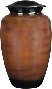 โกศผีเสื้อสีน้ำตาลสำหรับขี้เถ้ามนุษย์ของที่ระลึกสำหรับตกแต่งผู้ใหญ่พร้อมฝาสำหรับการฝังศพโกศศพศพโกศขนาดกำหนดได้เอง - Product Image 4