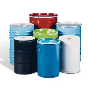 Tambor de acero de 210 litros de grado alimenticio con cabezal apretado de muestras gratis - Product Image 1