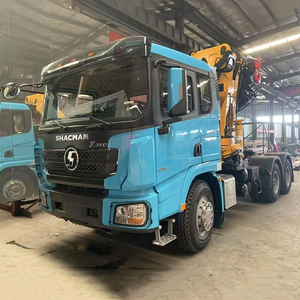 รถบรรทุกติดเครน Shacman X3000 พร้อมแขนไฮดรอลิก บังคับด้วยรีโมทคอนโทรล รถดัมพ์ รถบรรทุกติดเครนแบบ Knuckle Flatbed Crane สำหรับขาย - Product Image 2