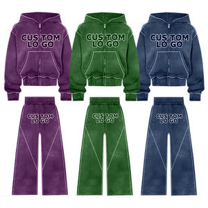 Survêtement de sport d'entraînement de haute qualité Panneau personnalisé Hommes Ensembles Deux pièces Jogging Designs Survêtements est un prix très raisonnable - Product Image 4