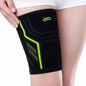 Manchon de soutien cuisse en gros Air Pro avec matériau élastique premium respirant pour la course, le football, le basketball, le cyclisme - Product Image 2