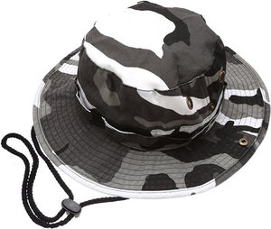 Chapeau de soleil de pêcheur de safari de chasse d'été de haute qualité en gros personnalisable avec sangle réglable - Product Image 2